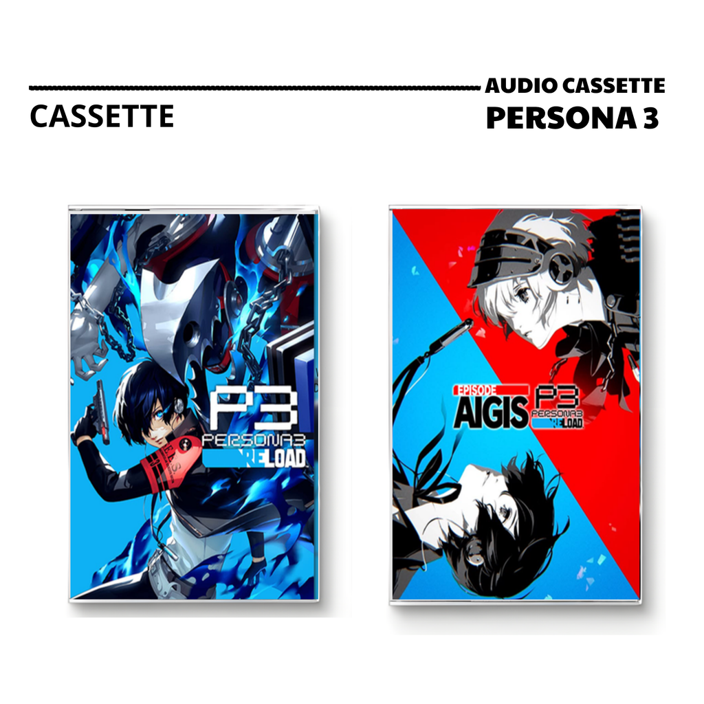 Persona 3 Reload Complete Soundtrack Vintage Cassette | Custom Game Tape