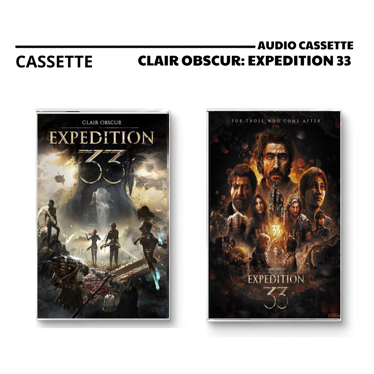 Clair Obscur: Expedition 33 Complete Soundtrack Vintage Cassette | Custom Game Tape