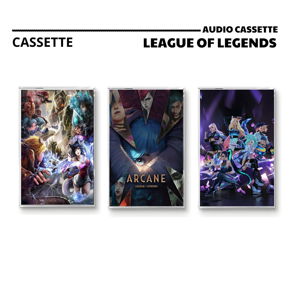 League of Legends Vintage Cassette Tape Collection
