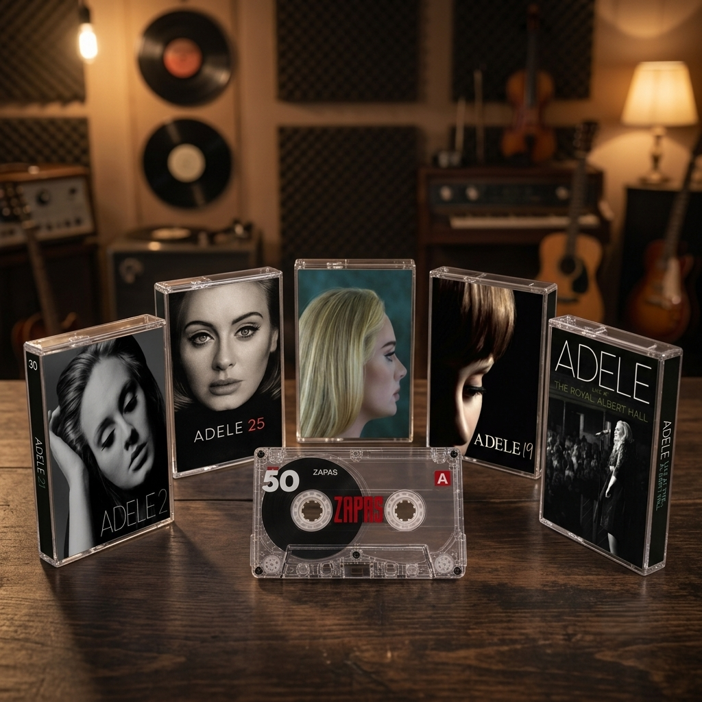 Adele Retro Cassettes Collection | Iconic Studio Albums & Live Set