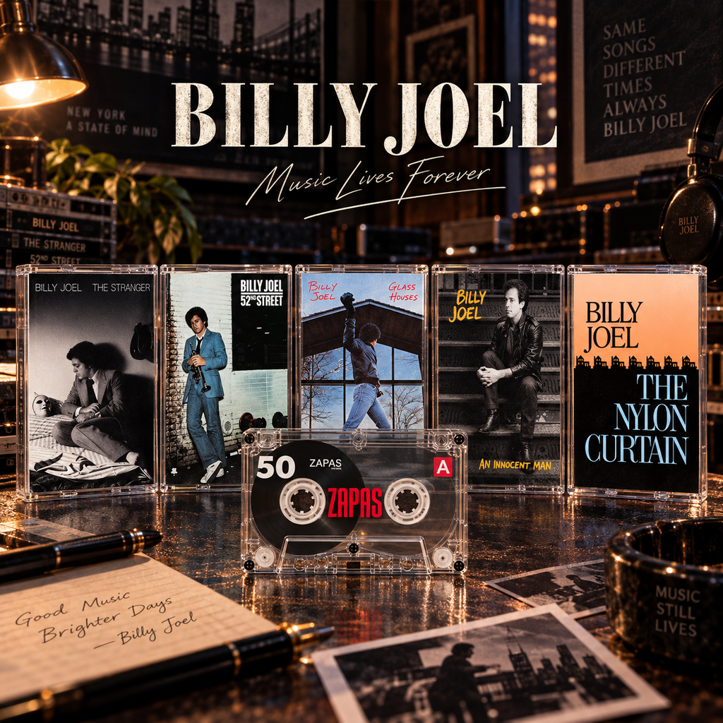 Billy Joel Vintage Tapes | Iconic Rock & Pop Piano Man Collection