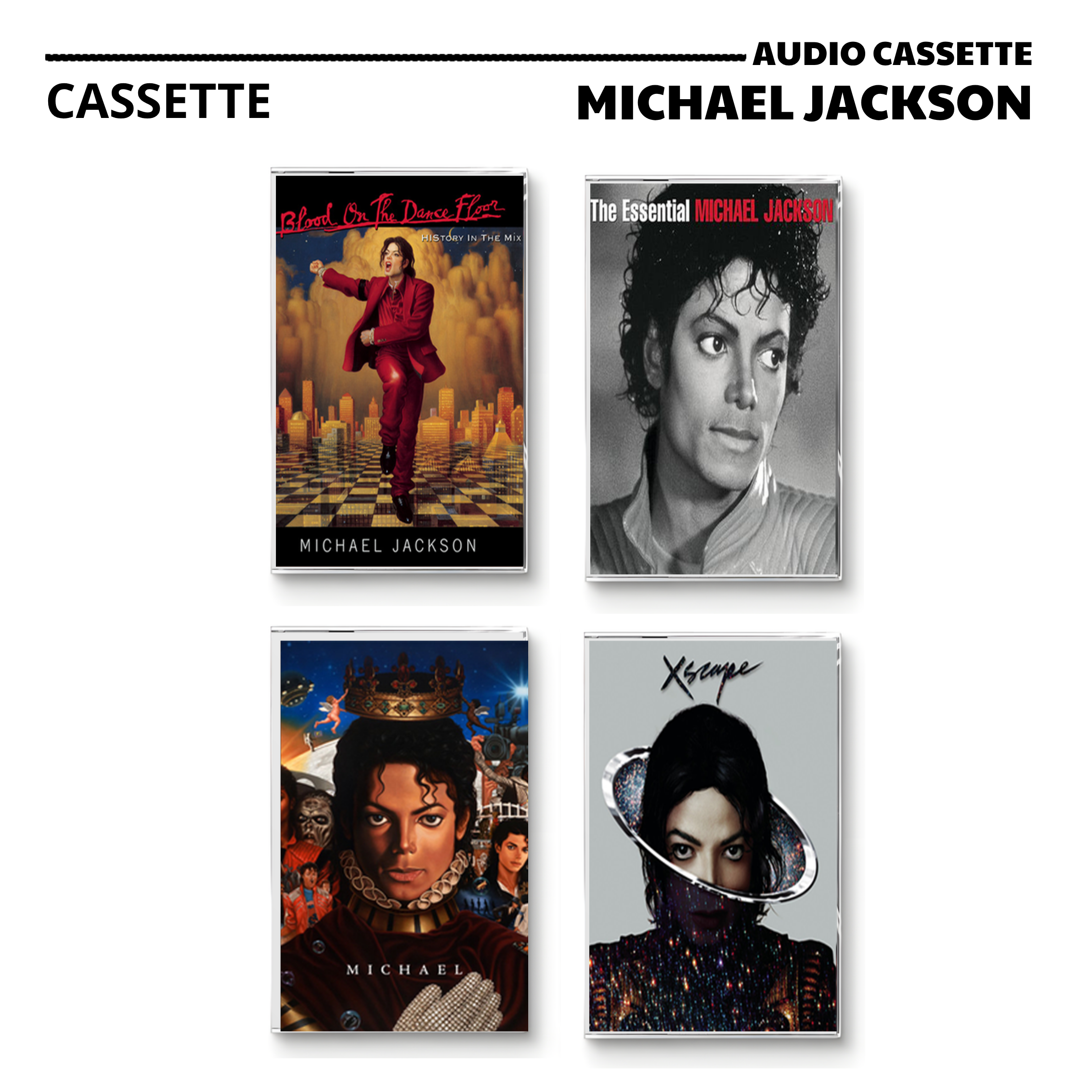 Michael Jackson Retro Cassette Collection - Ultimate Tribute Edition