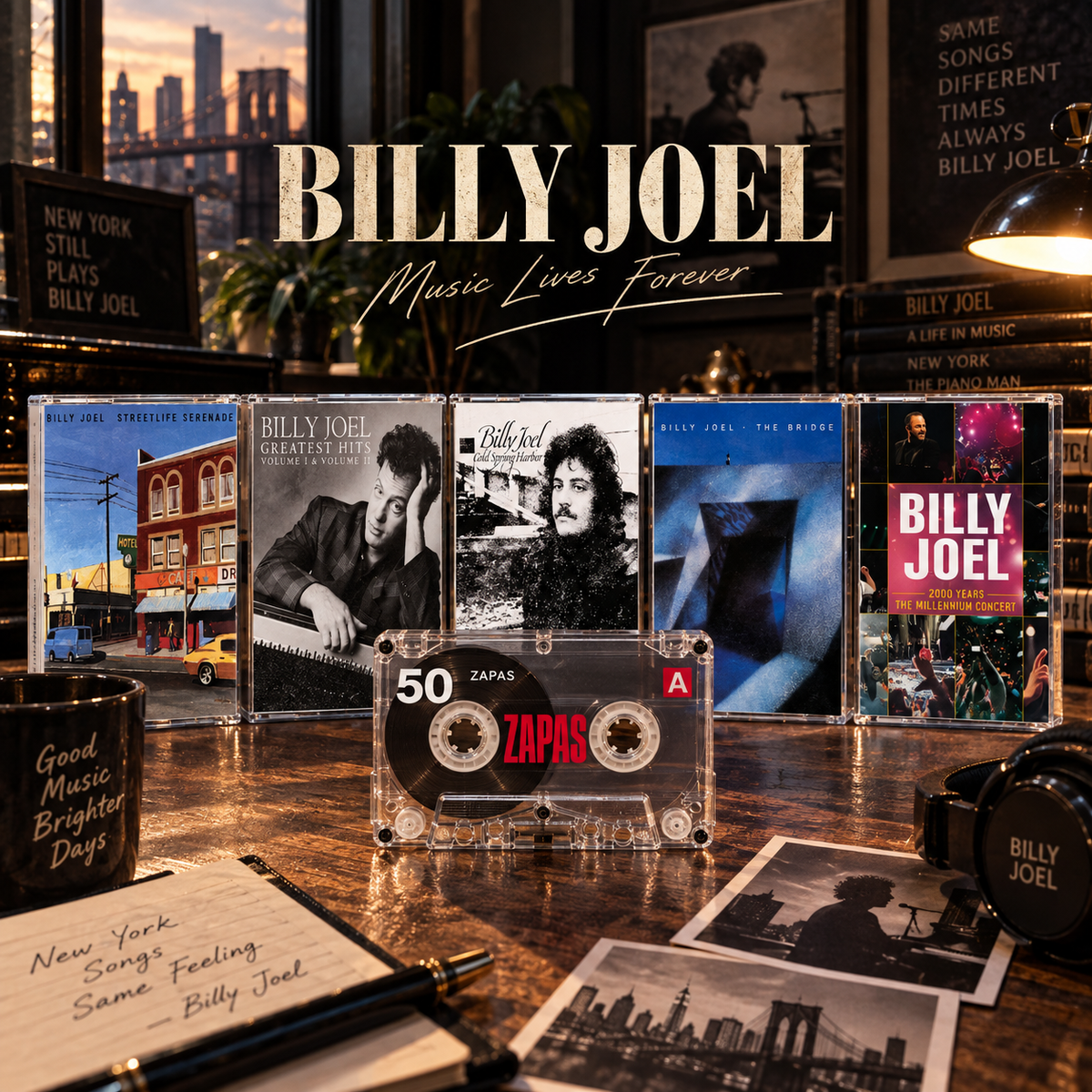Billy Joel Vintage Tapes | Greatest Hits & Rare Studio Classics Collection