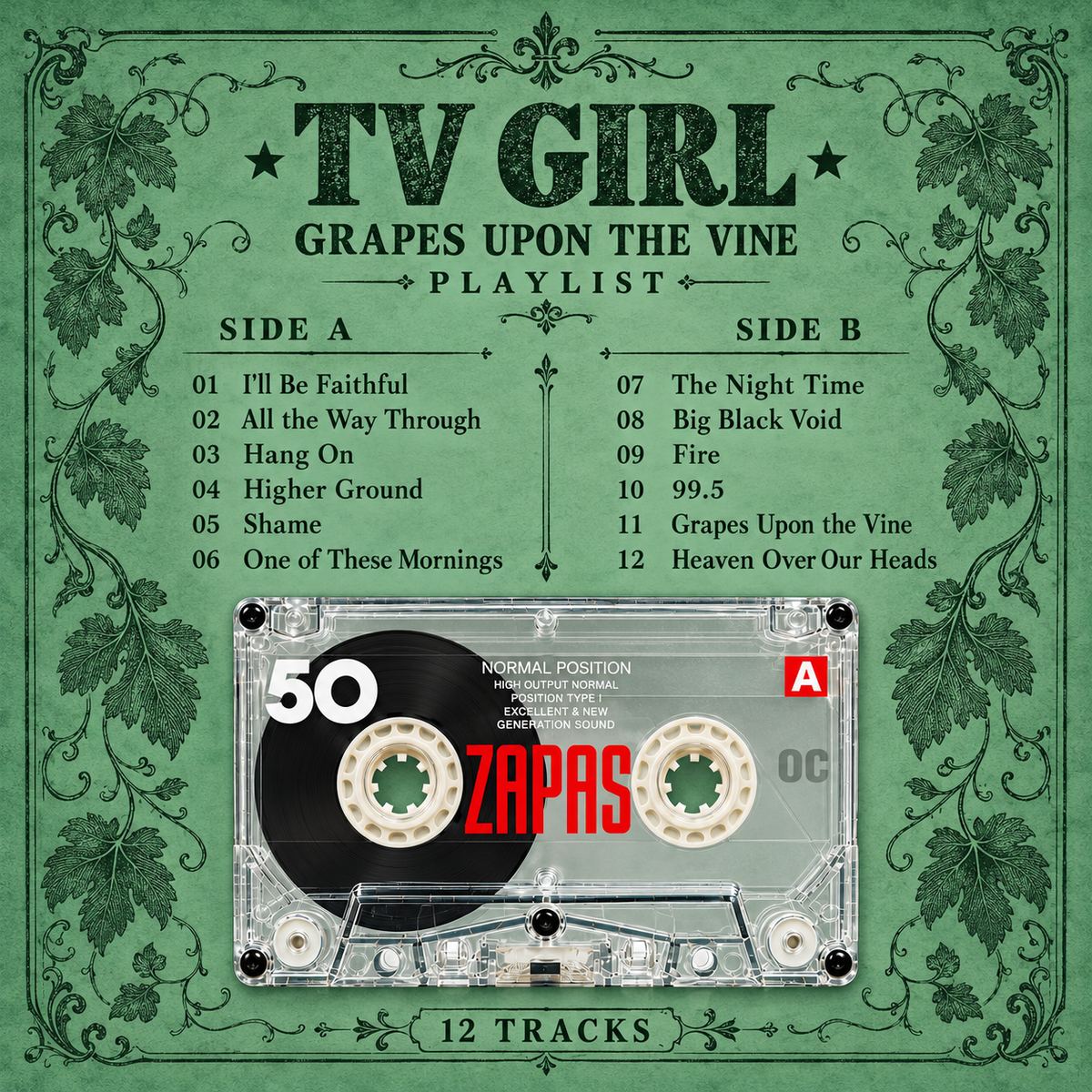 TV GIRL – FOUR-ALBUM HANDMADE CASSETTE COLLECTION