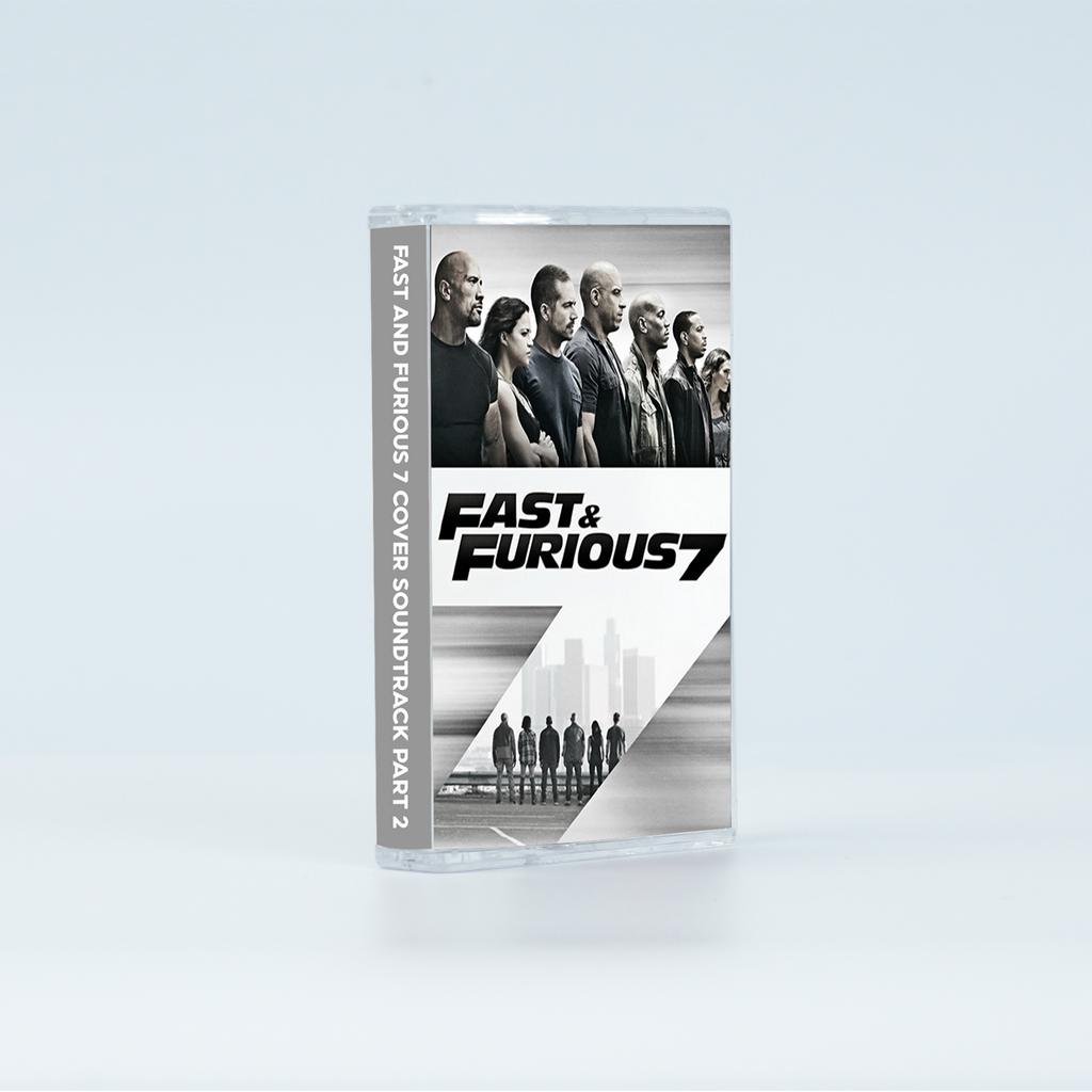 Fast & Furious 7 Original Soundtrack Vintage Cassette | Custom Tape