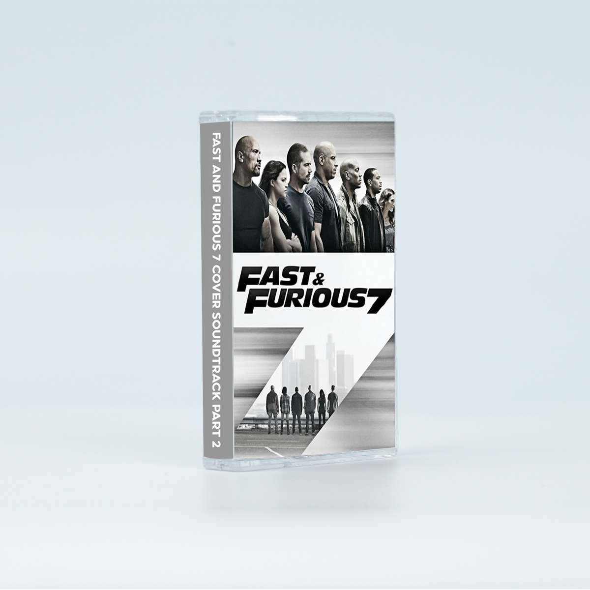 Fast & Furious 7 Original Soundtrack Vintage Cassette | Custom Tape
