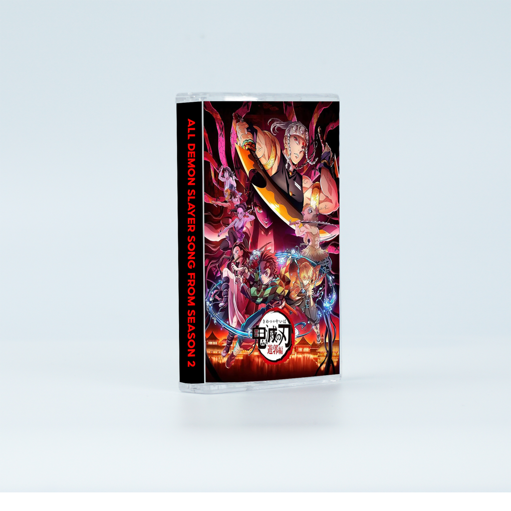 Demon Slayer: Kimetsu no Yaiba Vintage Cassette Collection | Custom Anime Tape