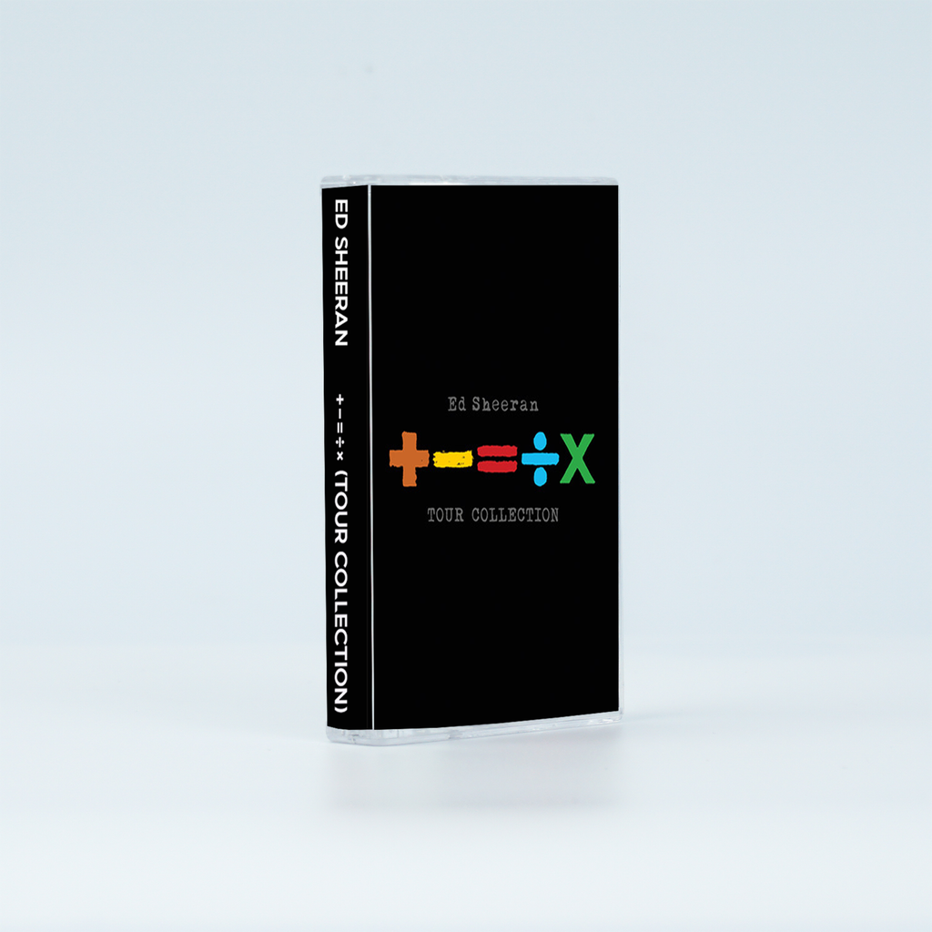 Ed Sheeran Vintage Cassette | Equals, Mathematics Tour, 5 EP & Live at Wembley
