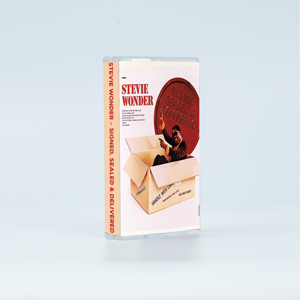 Stevie Wonder Vintage Cassette | Hotter Than July, Signed Sealed & Delivered