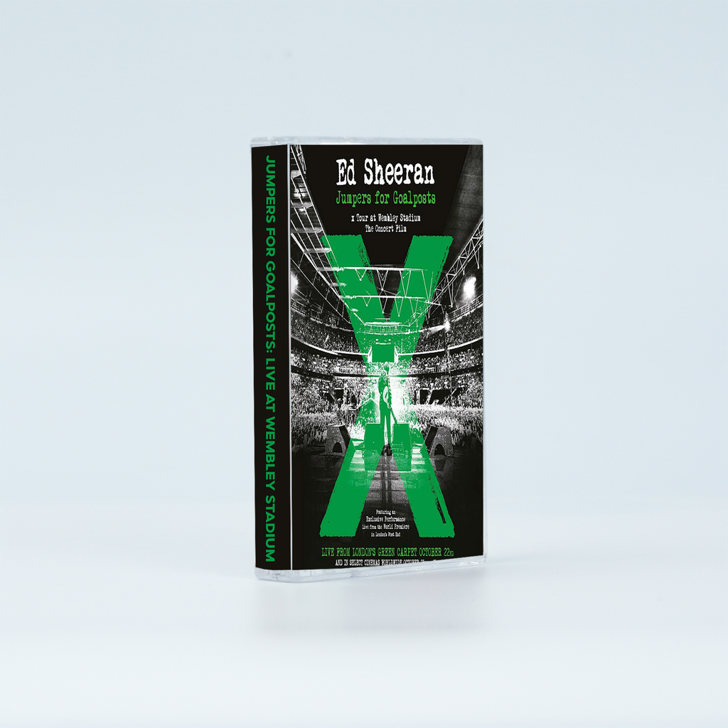 Ed Sheeran Vintage Cassette | Equals, Mathematics Tour, 5 EP & Live at Wembley