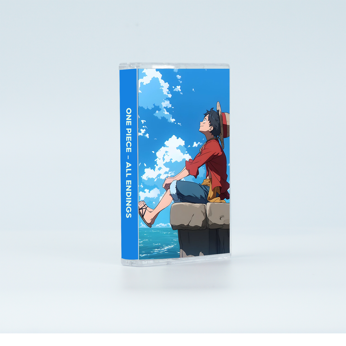 One Piece Vintage Cassette Collection | Custom Anime Tape OST & Film Red