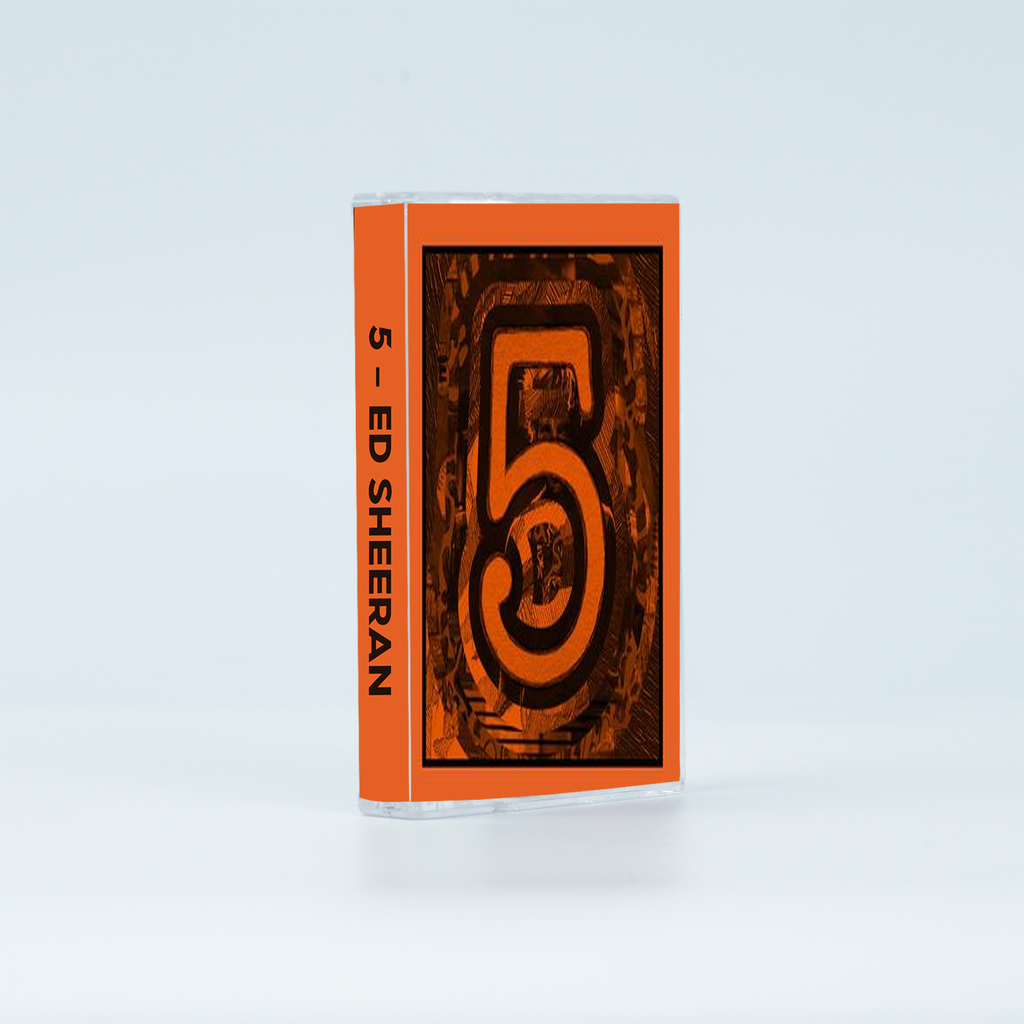 Ed Sheeran Vintage Cassette | Equals, Mathematics Tour, 5 EP & Live at Wembley