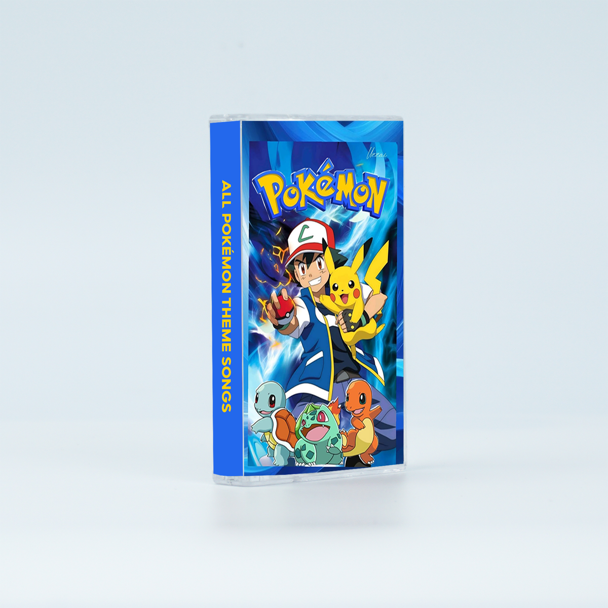 Pokemon Theme Songs Complete Collection Vintage Cassette | Custom Anime Tape