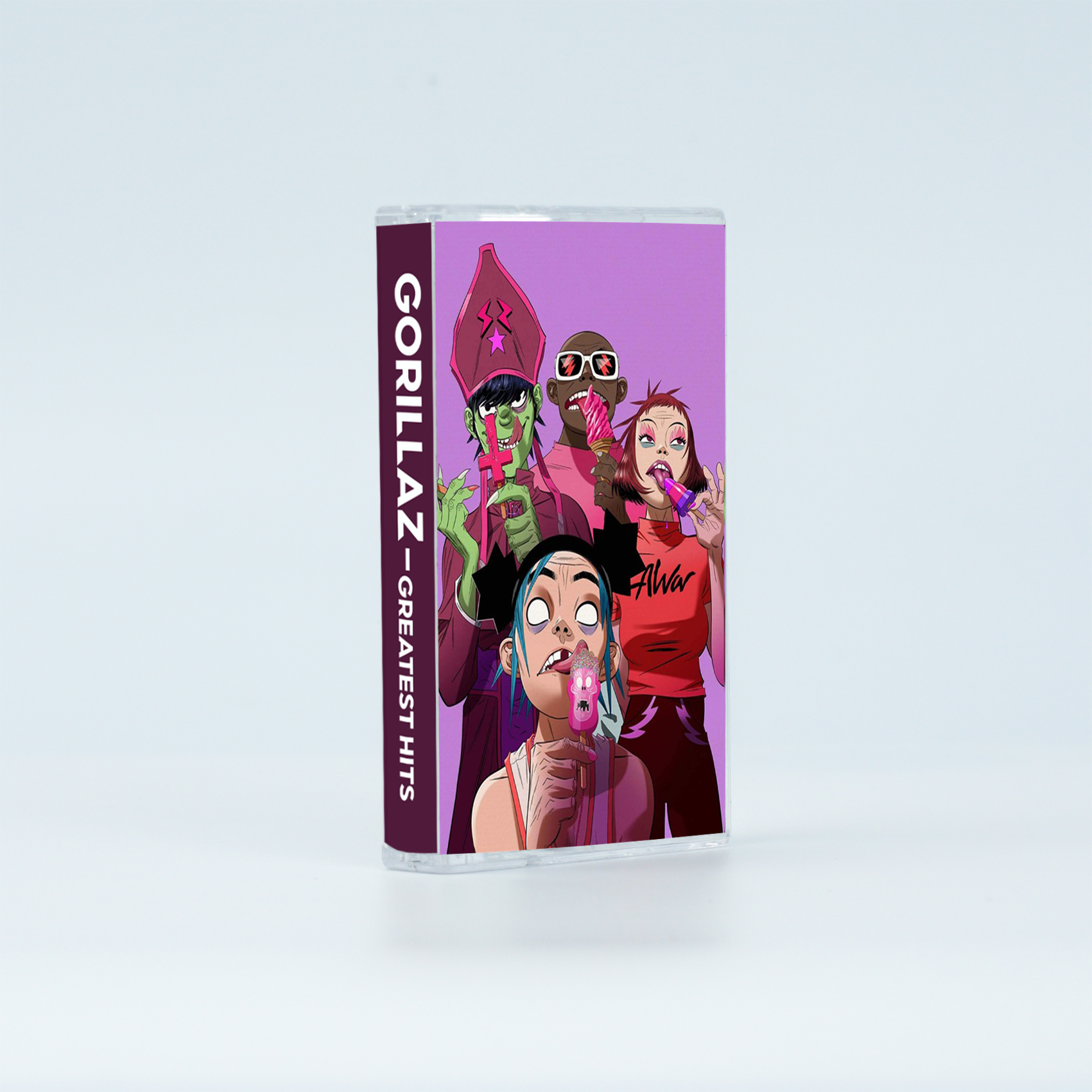 Gorillaz Vintage Cassette | Demon Days, Plastic Beach & Cracker Island Collection