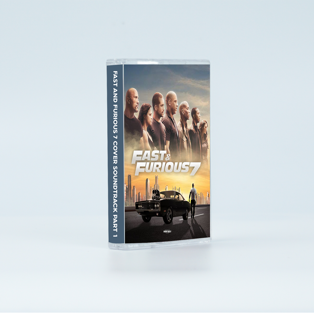 Fast & Furious 7 Original Soundtrack Vintage Cassette | Custom Tape