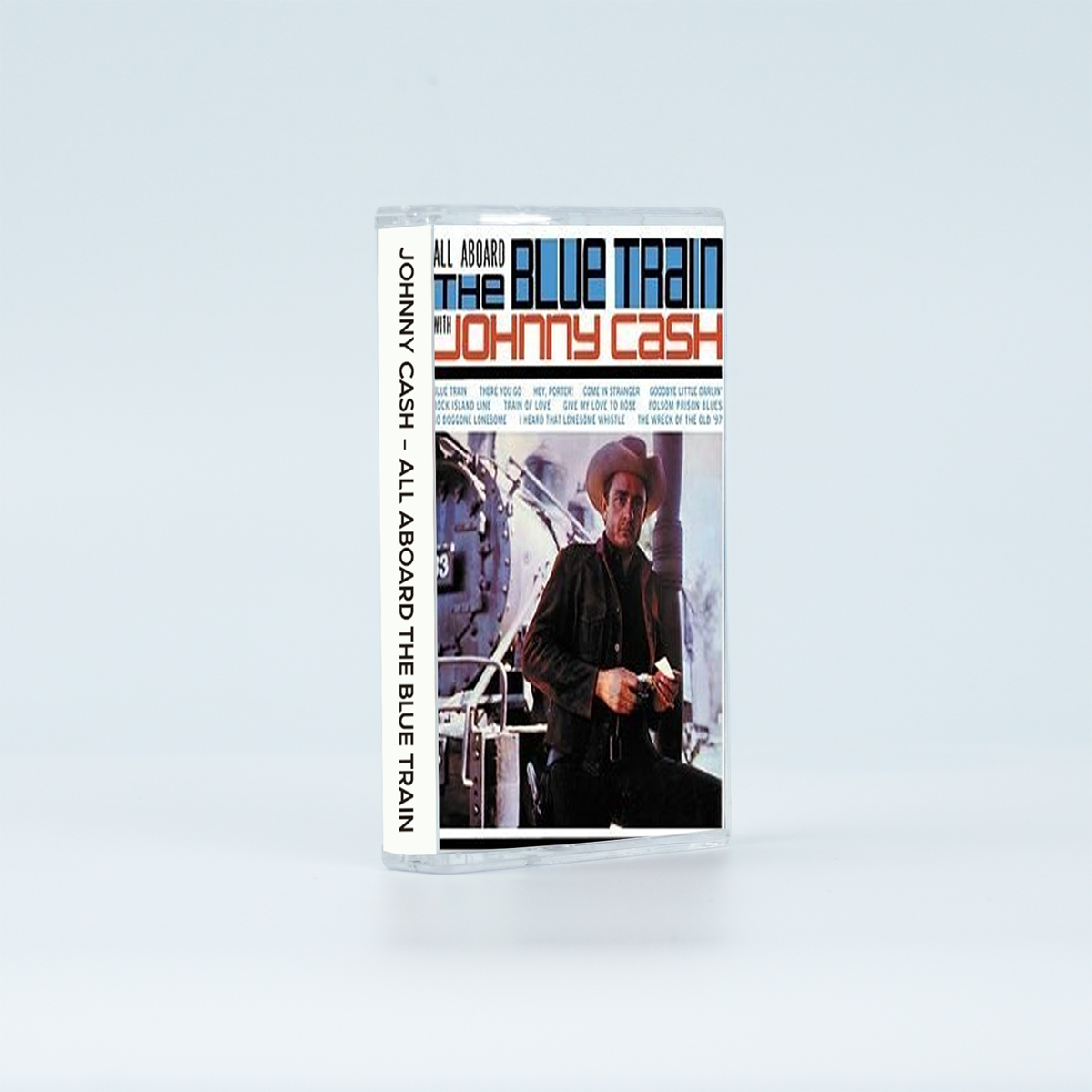 Johnny Cash Vintage Cassette | Hello, I'm Johnny Cash, All Aboard the Blue Train, American Recordings & American IV: The Man Comes Around