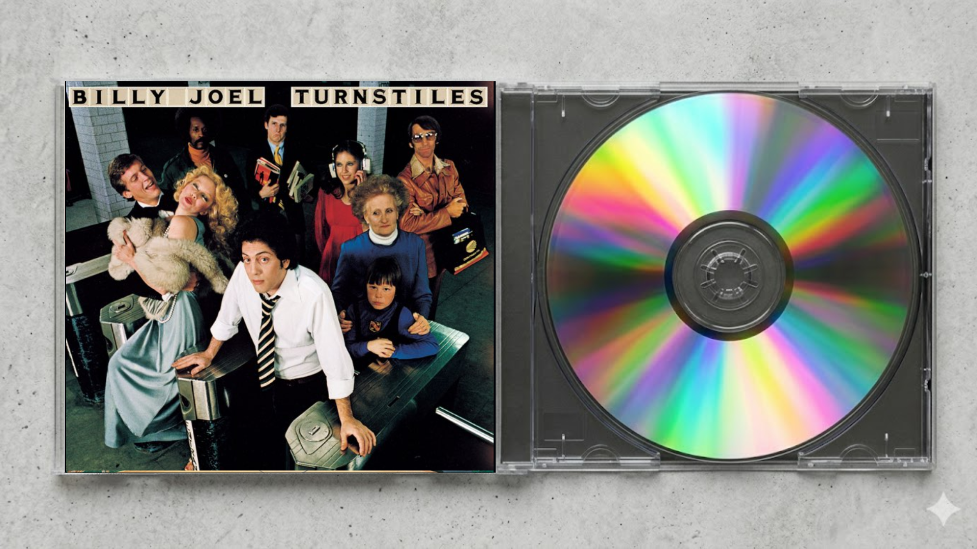 Billy Joel – Turnstiles | Fan-Made CD Edition | Classic Rock & New York-Inspired Album