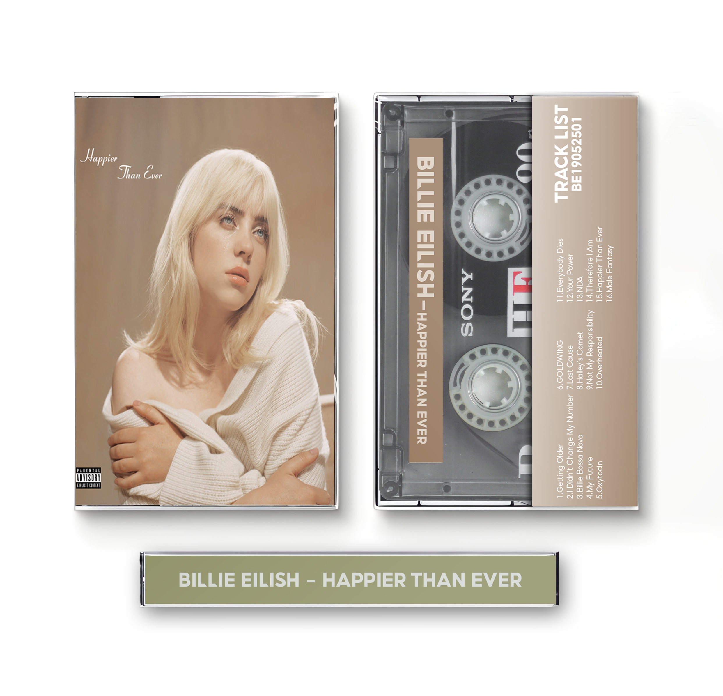 Billie Eilish Complete Cassette Collection – 4 Classic Albums