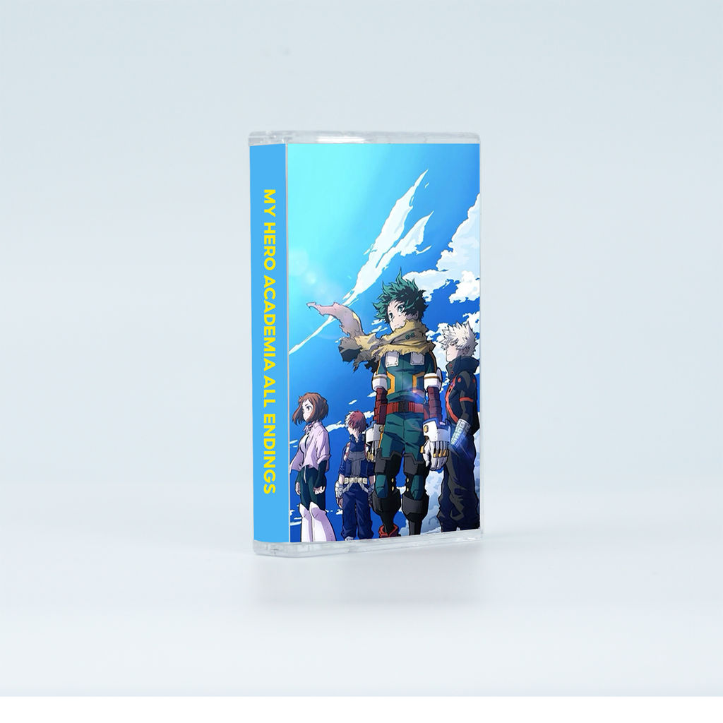 My Hero Academia Openings & Endings Vintage Cassette Collection | Custom Anime Tape