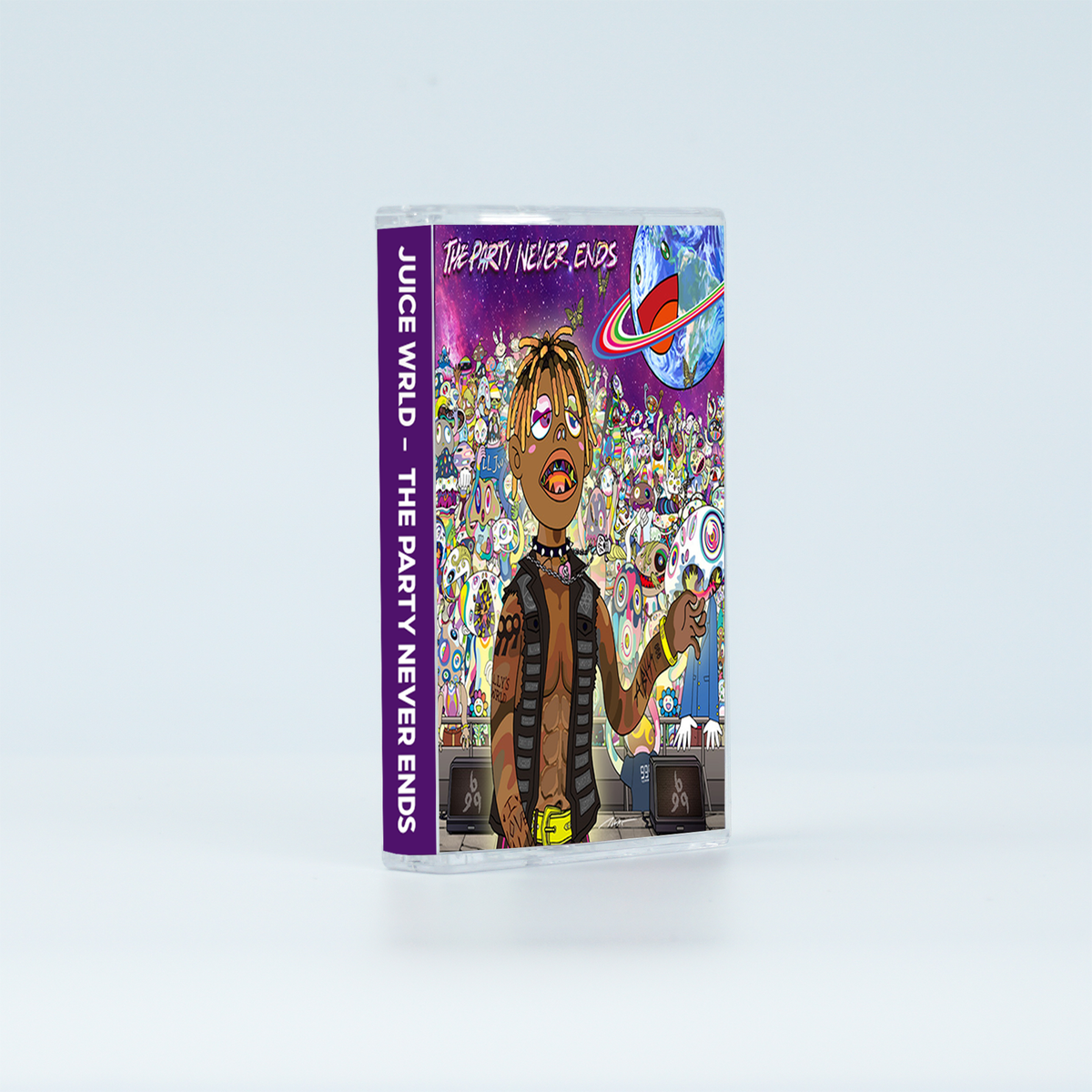 Juice WRLD Vintage Cassette | Legends Never Die, The Party Never Ends, Death Race for Love, Fighting Demons, Wrld on Drugs & Goodbye & Good Riddance