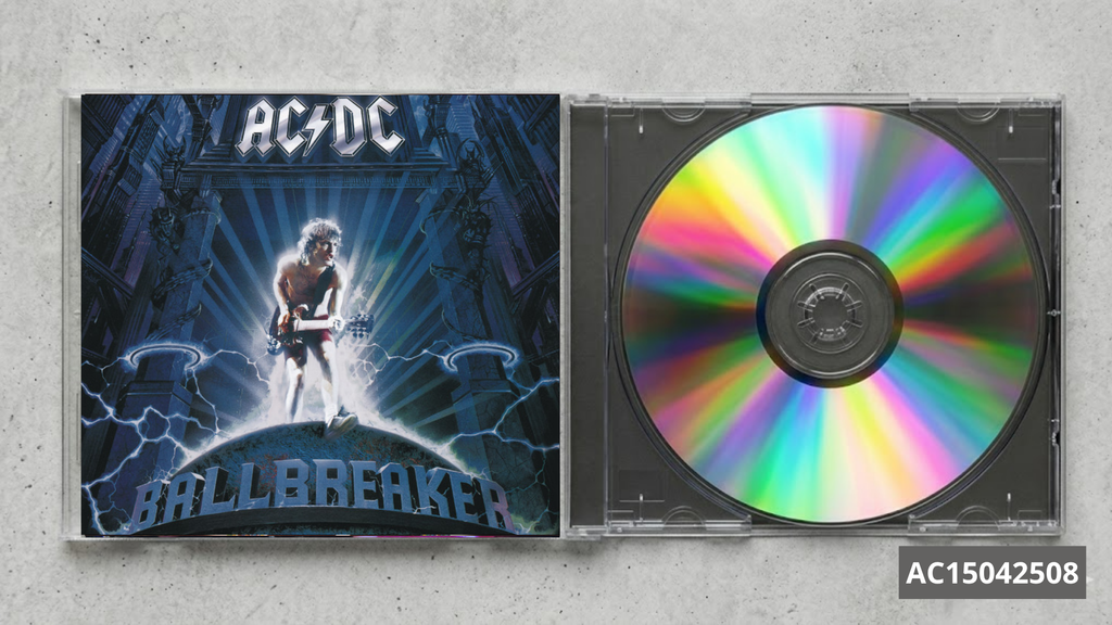 AC/DC – Ballbreaker FanMade CD | Hard Rock Classic | Custom Collectible Disc | Vintage Style Music Gift