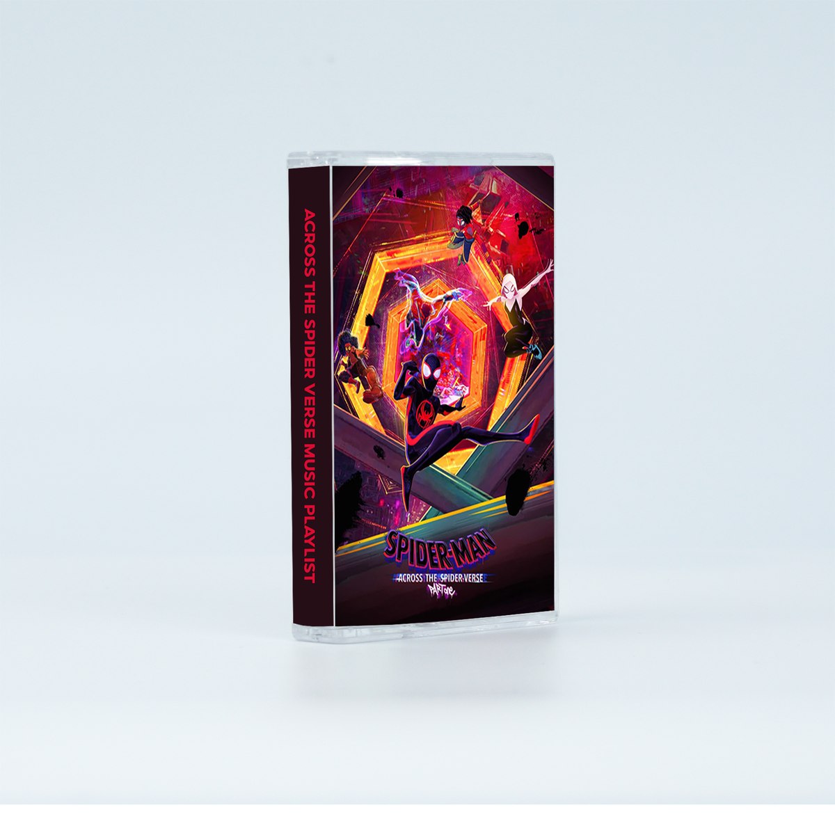 Spider-Man Spider-Verse Soundtrack Vintage Cassette | Custom Tape