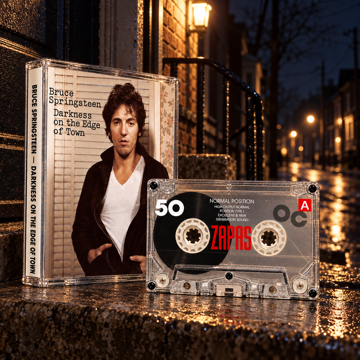 Bruce Springteen Retro Cassette Tape Collection