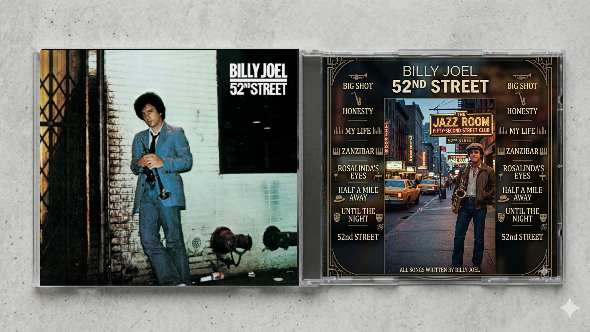 Billy Joel – 52nd Street FanMade CD Edition | Jazz Rock Pop Collector’s Edition | Exclusive Custom CD Release