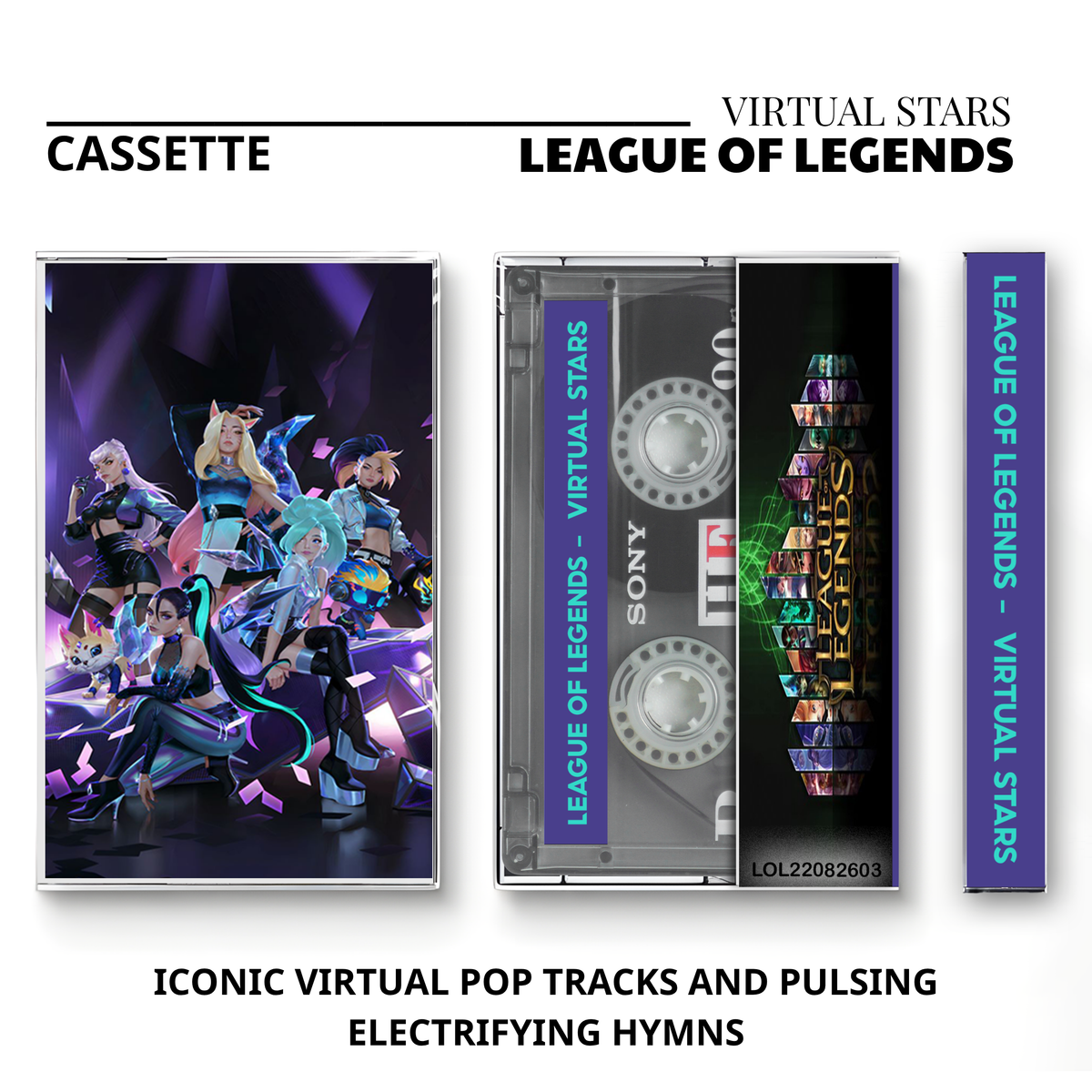 League of Legends Vintage Cassette Tape Collection