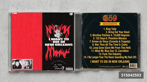 $uicideboy$ – I Want to Die in New Orleans CD FanMade  | Underground Rap Collector’s Edition | Custom CD Album