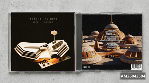 Arctic Monkeys – Tranquility Base Hotel & Casino FanMade CD | Indie Lounge Rock | Custom Collectible Disc | Concept Album Aesthetic