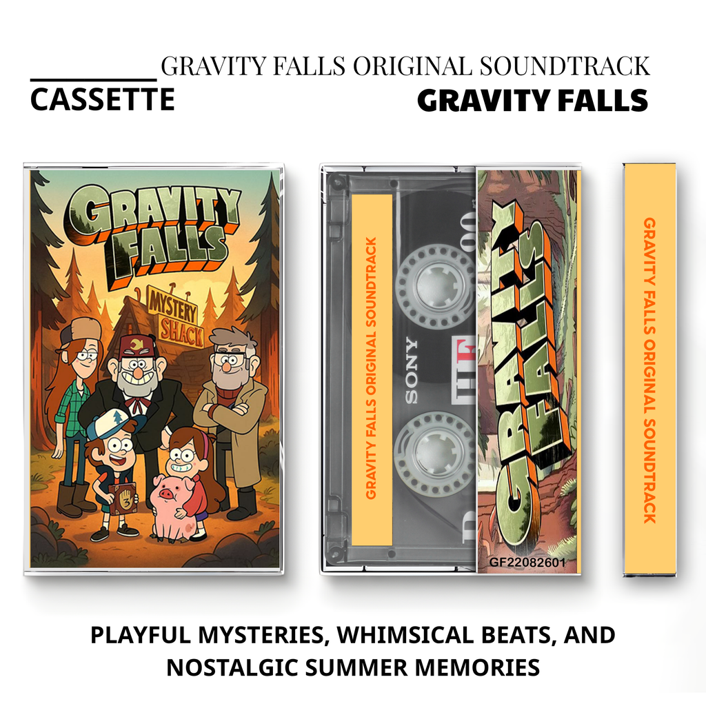 Gravity Falls Original Soundtrack Vintage Cassette | Custom Tape
