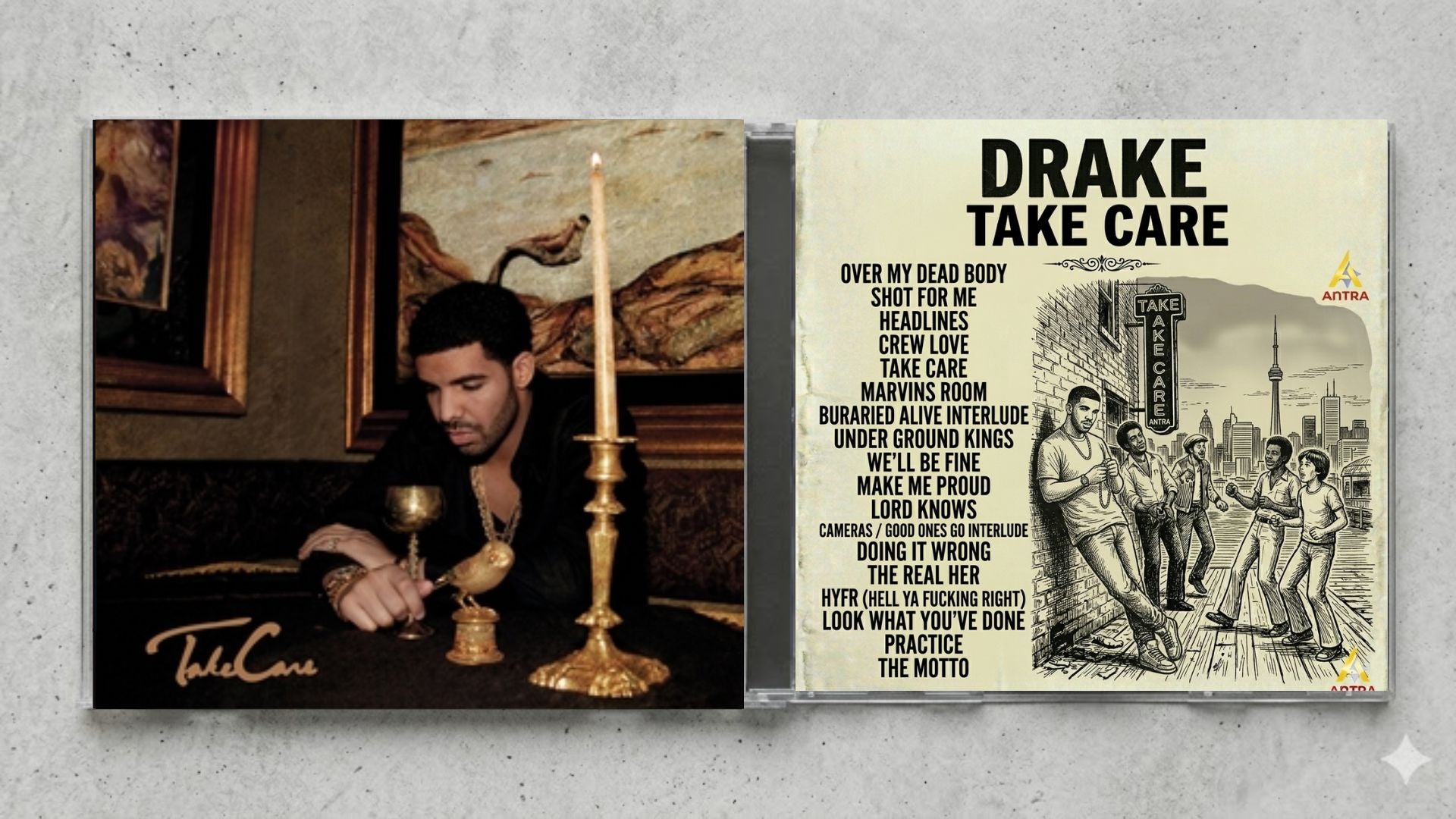 Drake – Take Care Fan-Made CD Edition | Deluxe Hip-Hop & R&B Collector’s CD | Custom Album Release
