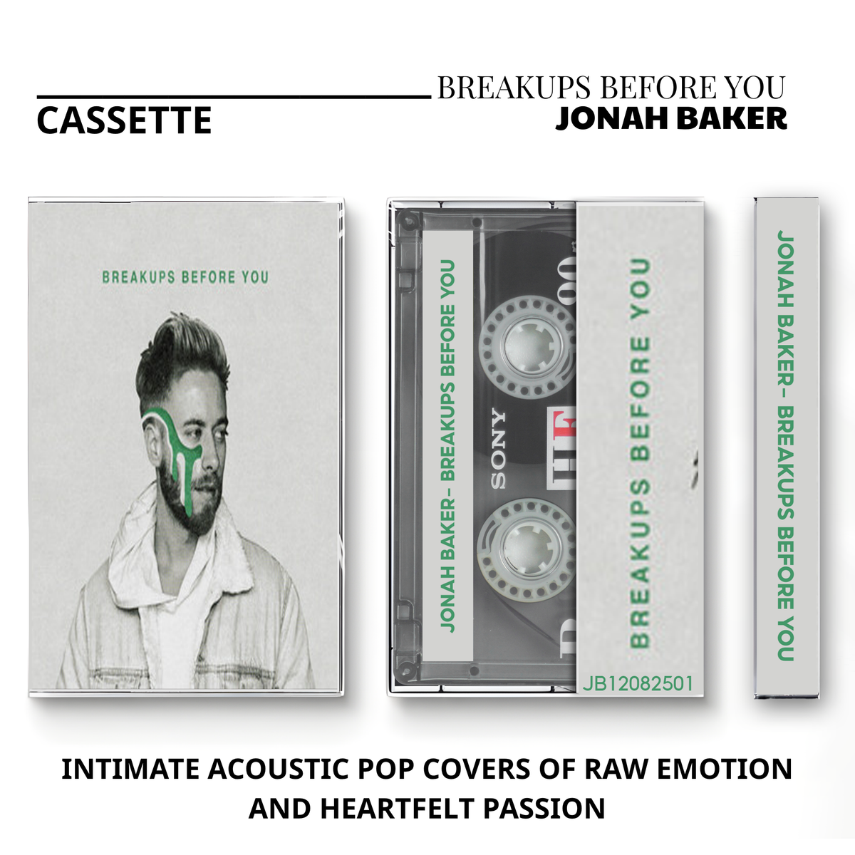 Jonah Baker Vintage Cassette | Breakups Before You, Covers & Sheets + Covers