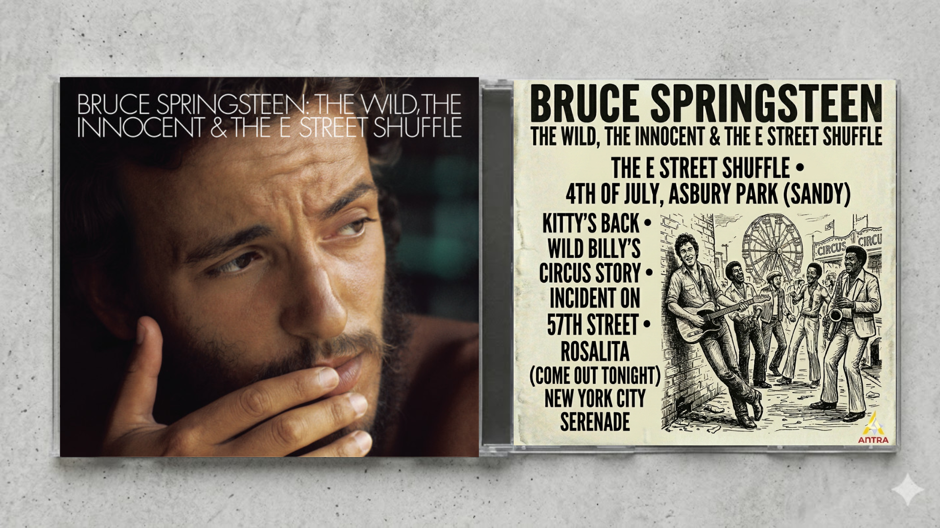 Bruce Springsteen – The Wild, the Innocent & the E Street Shuffle | Fan-Made CD Edition | Classic Rock Collector’s Release