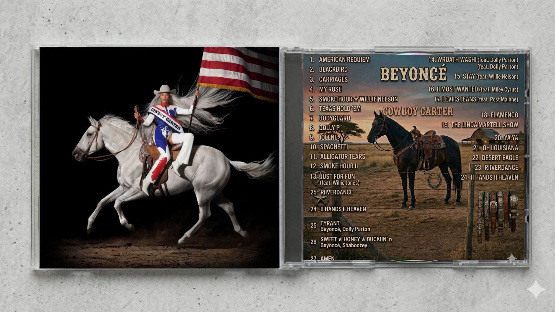 Beyoncé – Cowboy Carter FanMade CD Edition | Country Pop Collector’s Edition | Exclusive Custom CD Release