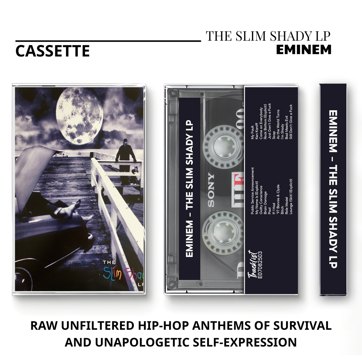 Eminem Vintage Cassette | The Eminem Show, Encore, The Slim Shady LP & Curtain Call