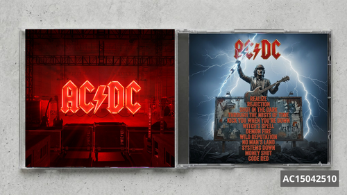 AC/DC – Power Up FanMade CD | Modern Hard Rock Comeback | Custom Collectible Disc | Vintage Style Music Gift