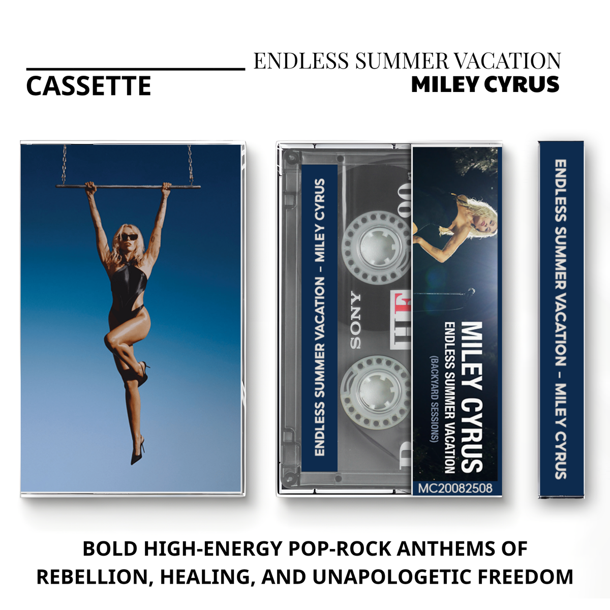 Miley Cyrus Vintage Cassette | Dead Petz, Younger Now, Plastic Hearts & Endless Summer Vacation