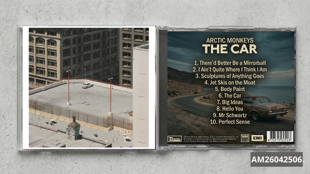Arctic Monkeys – The Car Fan-Made CD | Indie Art Rock | Custom Collectible Disc | Cinematic Sound