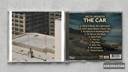 Arctic Monkeys – The Car Fan-Made CD | Indie Art Rock | Custom Collectible Disc | Cinematic Sound