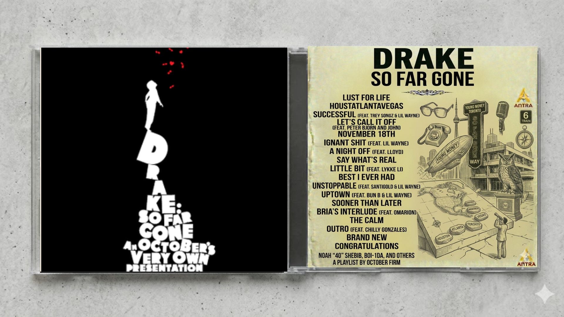 Drake – So Far Gone Fan-Made CD Edition | Classic Mixtape Collector’s CD | Custom Hip-Hop Release