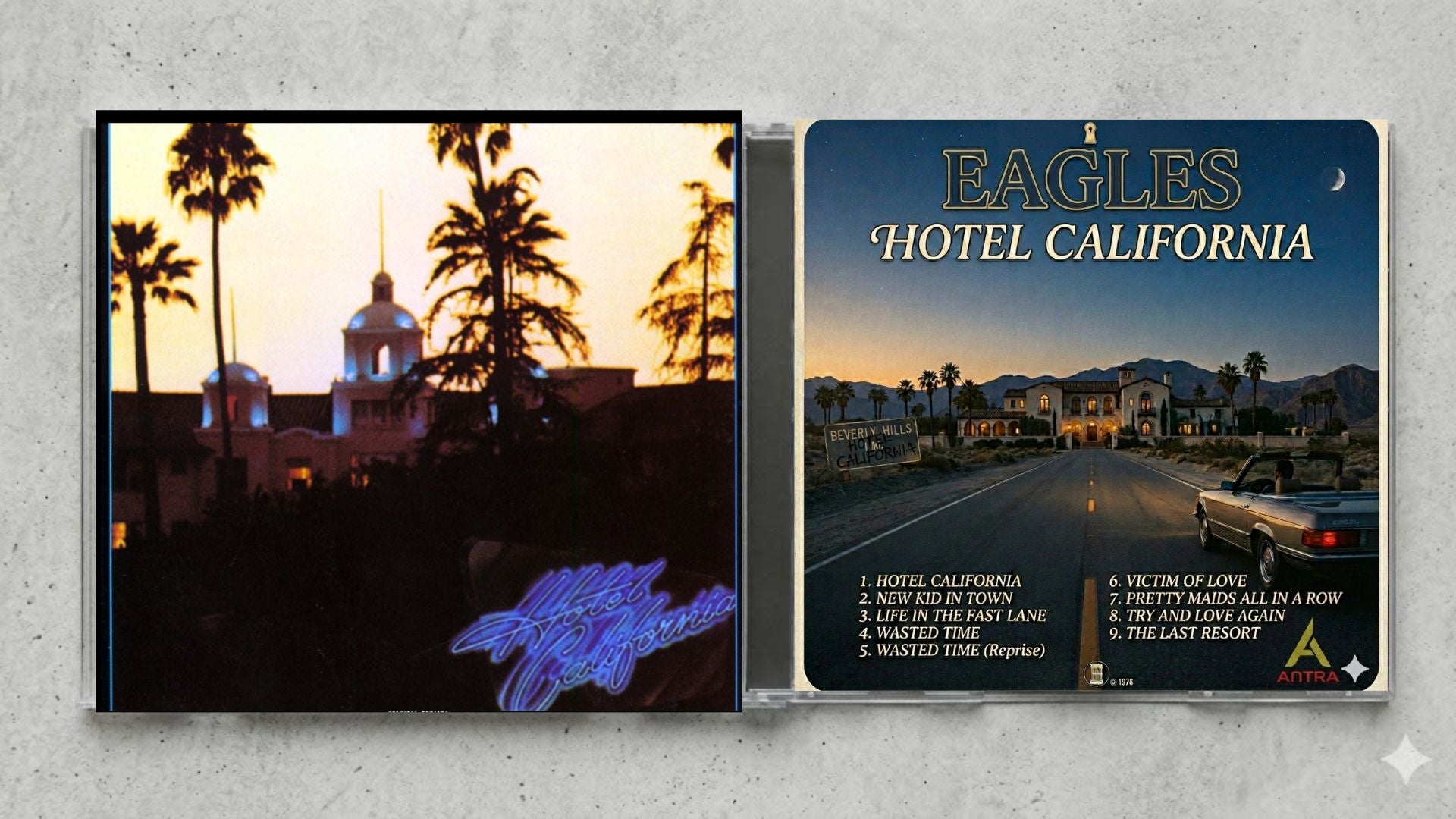 Eagles – Hotel California Fan-Made CD Edition | Classic Rock Collector’s CD | Custom Album Release