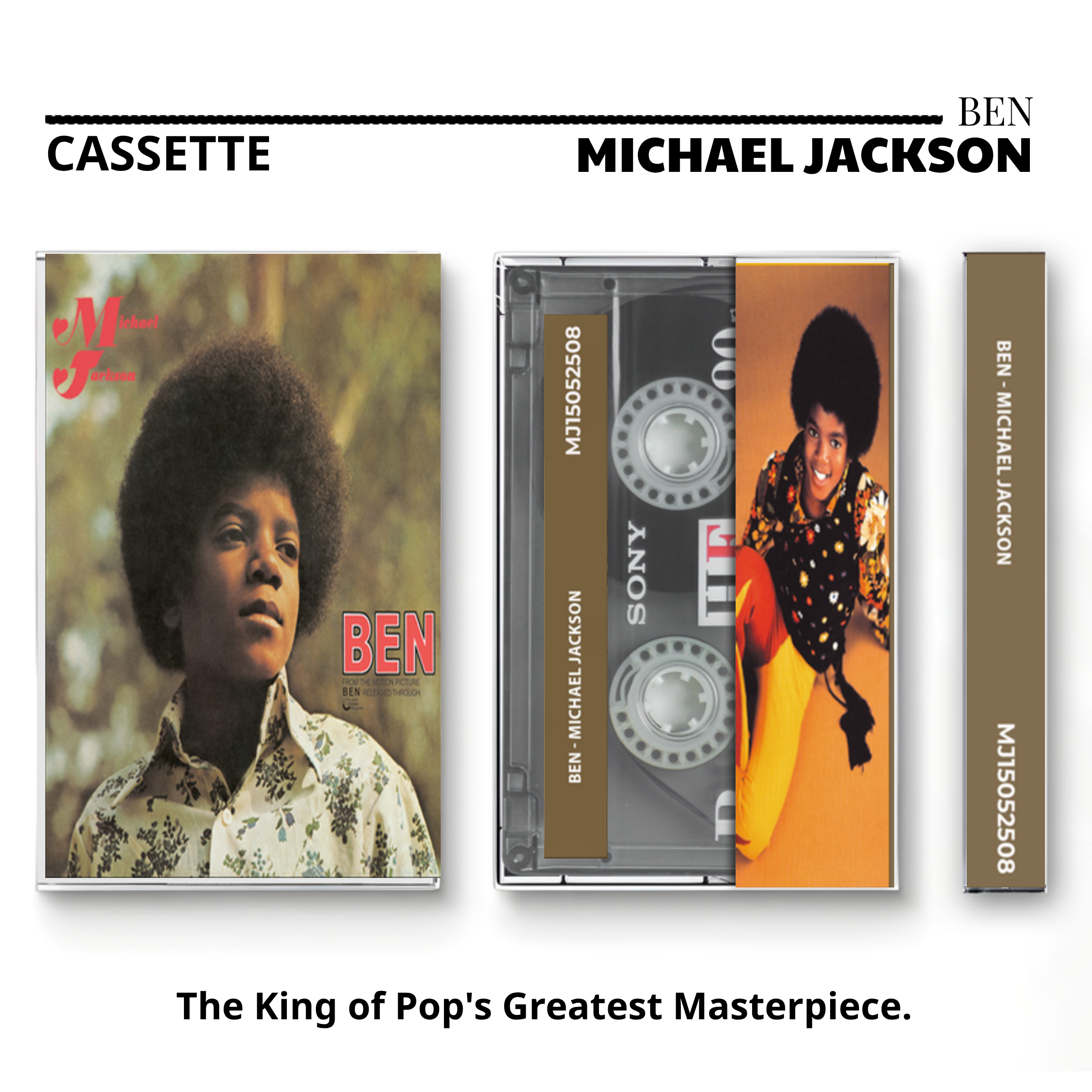 Michael Jackson Retro Cassette Set - Soul & Pop Tribute Edition