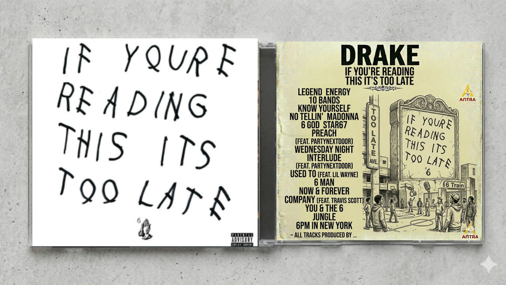 Drake – If You’re Reading This It’s Too Late Fan-Made CD Edition | Mixtape Collector’s Hip-Hop CD | Custom Album Release