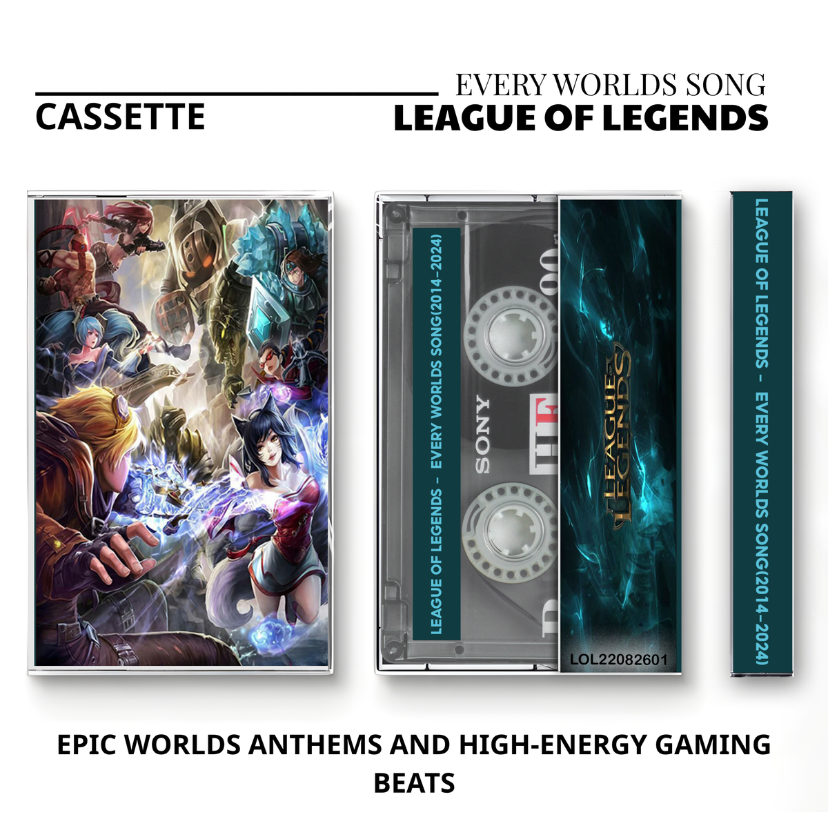 League of Legends Vintage Cassette Tape Collection