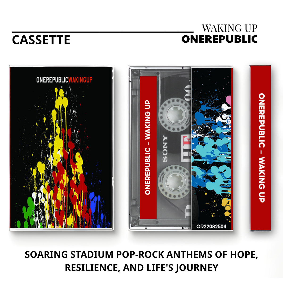 One Republic Vintage Cassette | Native, Artificial Paradise, Dreaming Out Loud, Waking Up, Human & Oh My My