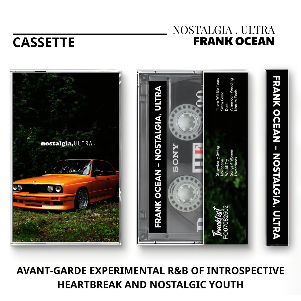 Frank Ocean Vintage Cassette | Blonde, Nostalgia Ultra & Channel Orange