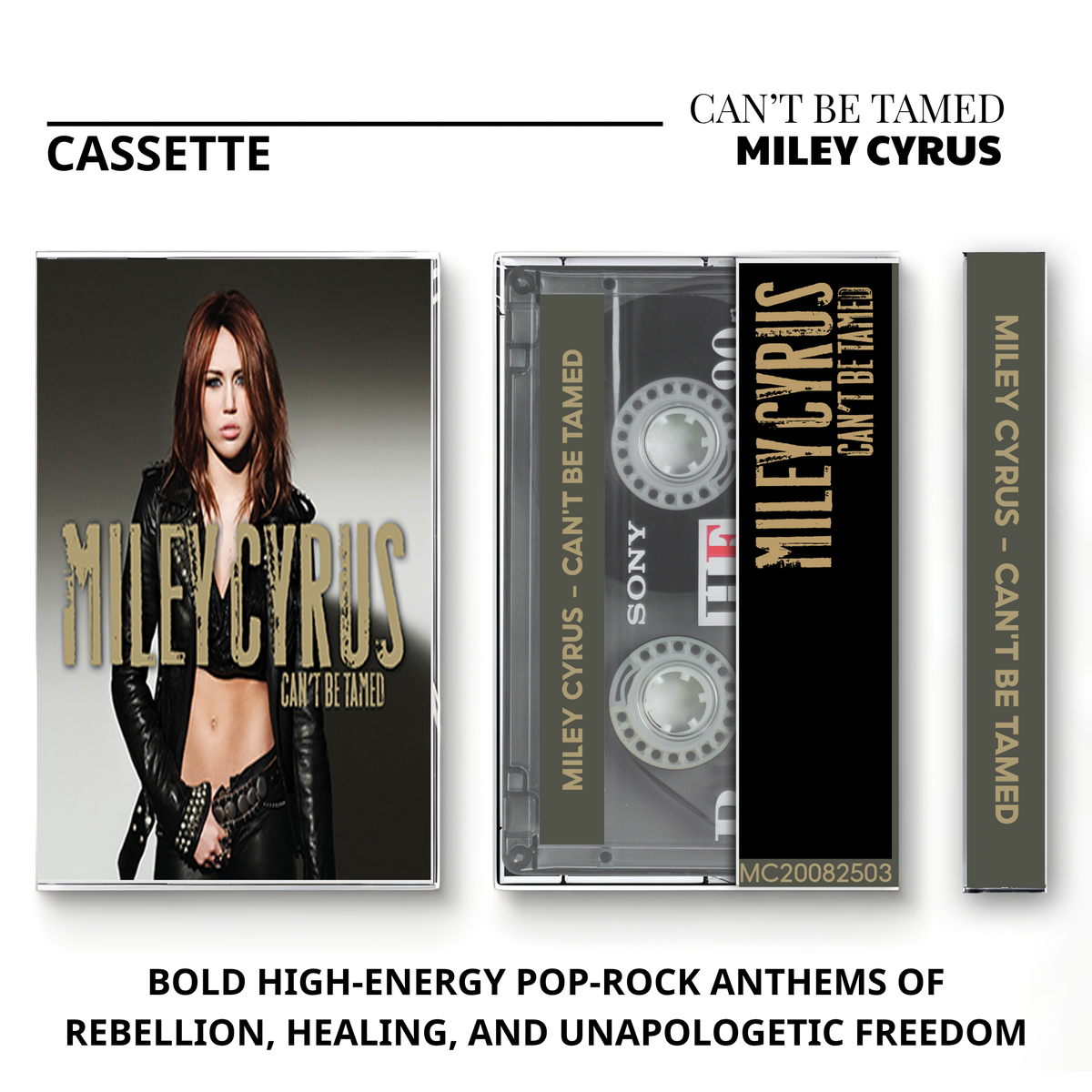 Miley Cyrus Vintage Cassette | Meet Miley Cyrus, Breakout, Can't Be Tamed & Bangerz