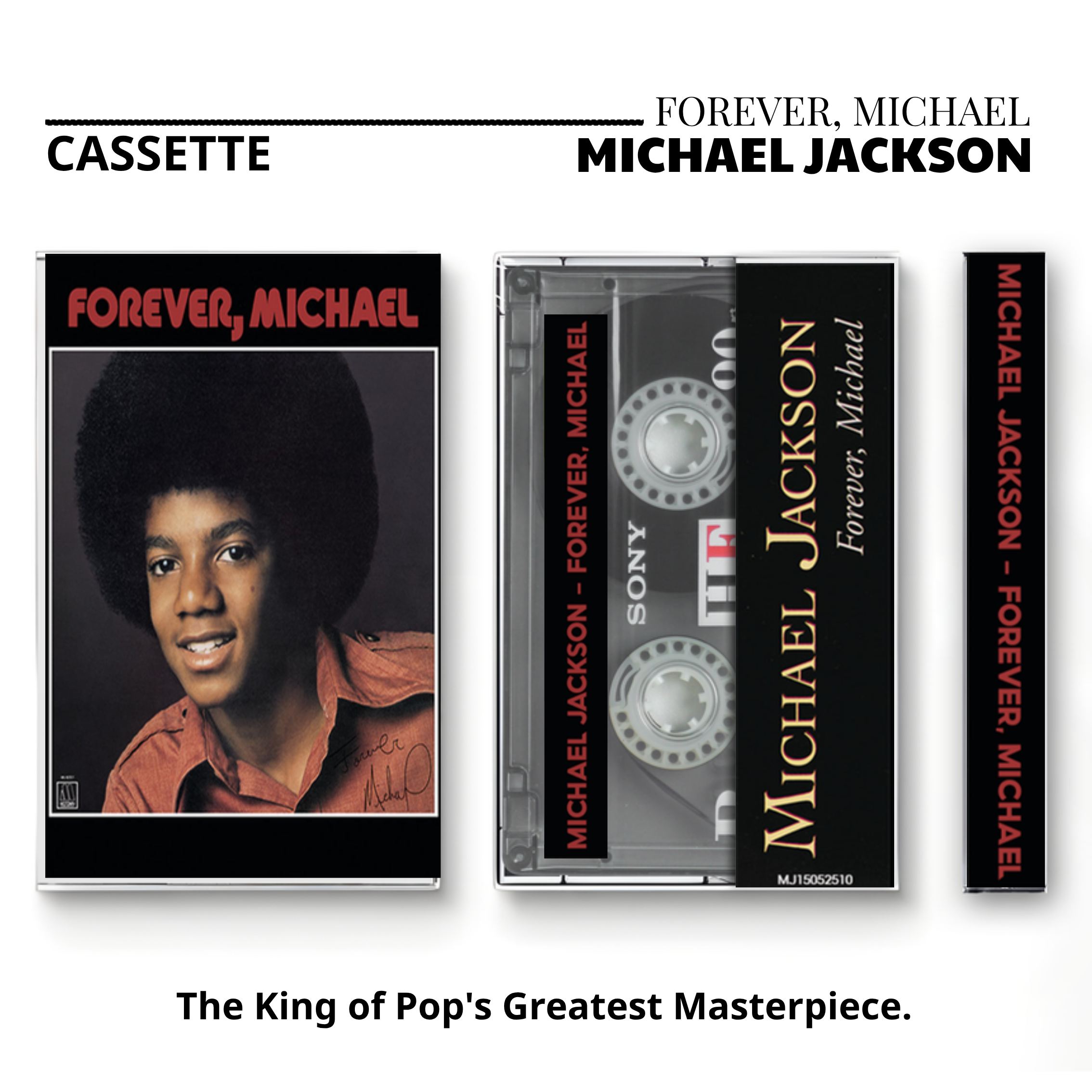 Michael Jackson Retro Cassette Set - Soul & Pop Tribute Edition